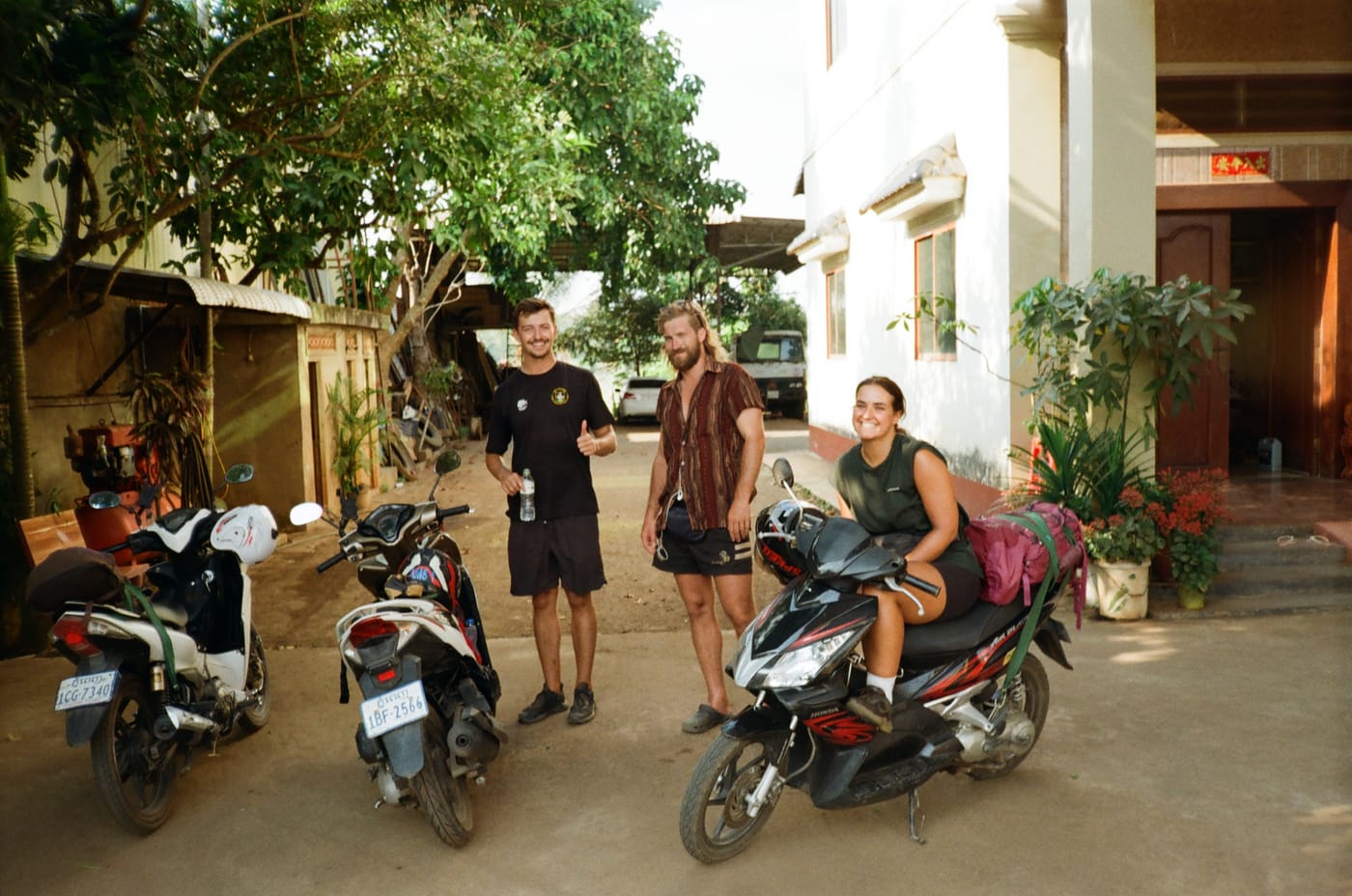 Remote Cambodian motorcycle tour
